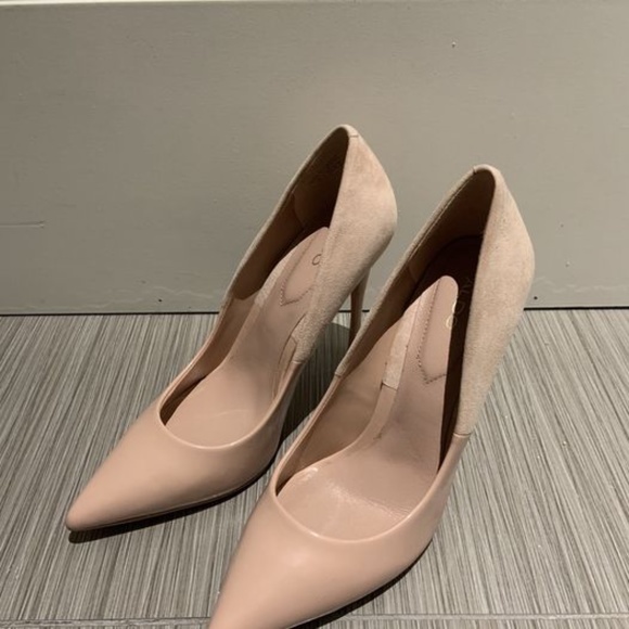 ALDO STESSY-56 ballet pink heels - Picture 1 of 4